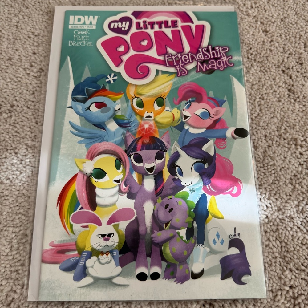 My Little Pony Friendship Is Magic Hot Topic Varient Cover Comic Book Issue #26